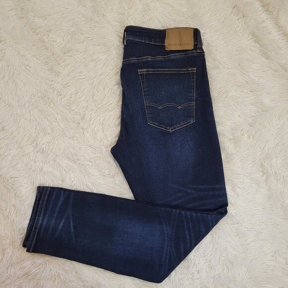 American Eagle Outfitters Other - American Eagle Men Next Level Flex Slim Blue Jeans Size 34W x 30L